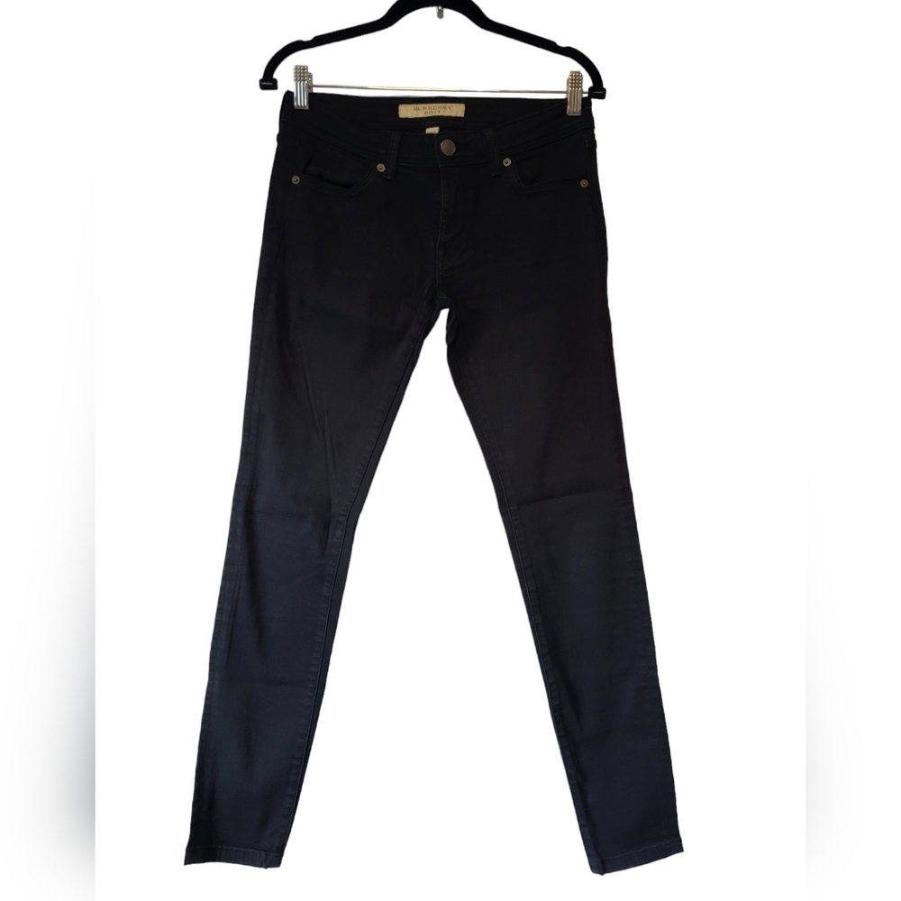 Burberry Brit Women's Kensington Black Skinny Jeans Size 28.